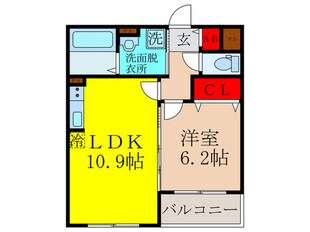 ヴィリダーリウム上山手の物件間取画像